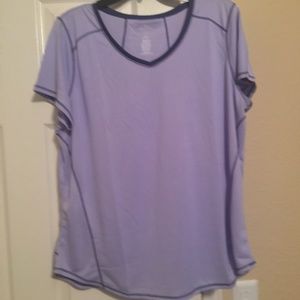 Active Quick Dry Womens V neck short sleeve shirt